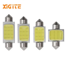 1PCS C3W C5W C10W festoon LED Car COB reading Door Light Trunk Lamp License Plate Bulb 31MM 36MM 39MM 41MM white 12V Car Styling