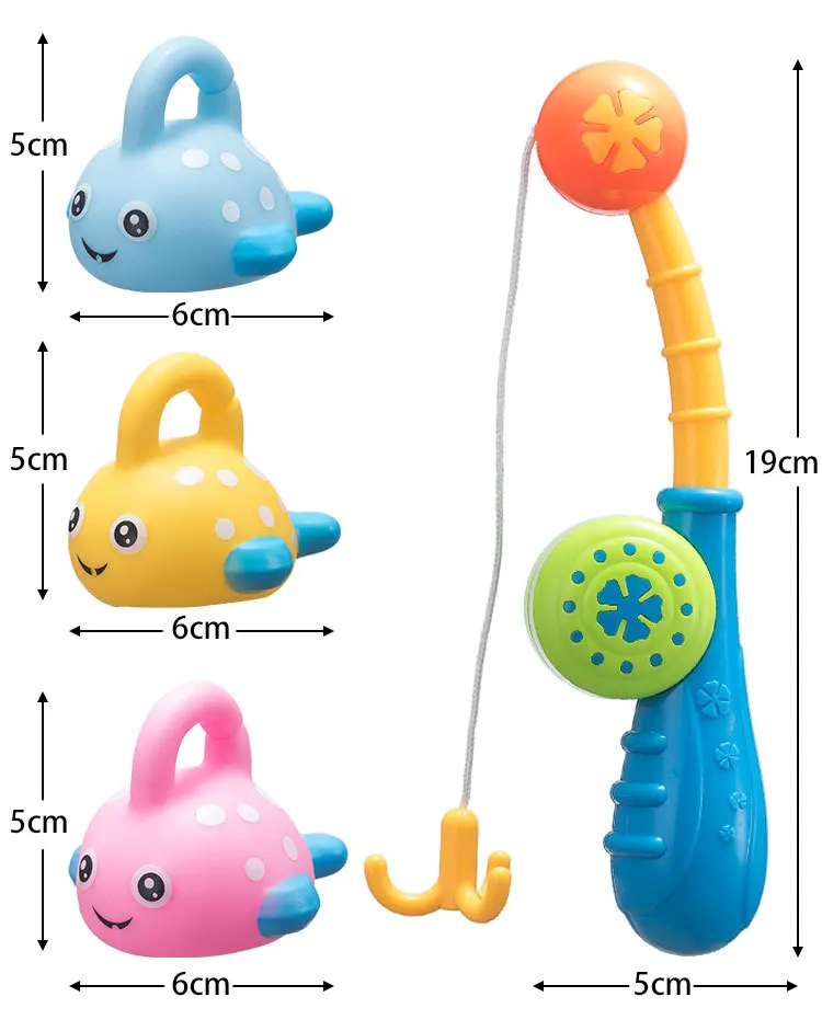 4 шт./компл. игрушки для ванной для детей ясельного возраста красочные плавающие рыболовные игры с рыбами Рыбная Удочка детские купальные игрушки дропшиппинг