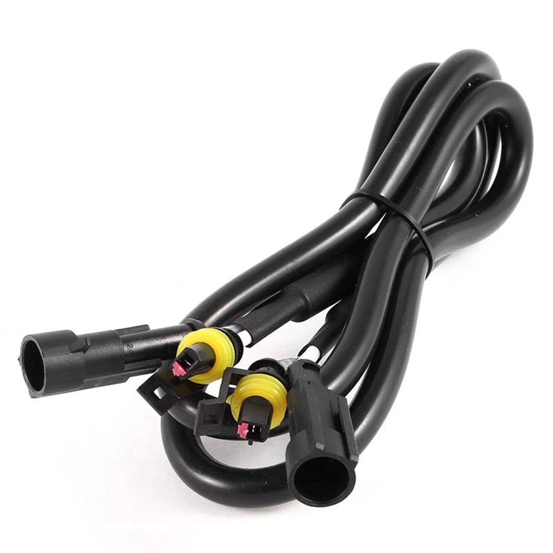 2 Pcs 1m Auto Car HID Xenon Light High Voltage Extension Wire Cablein