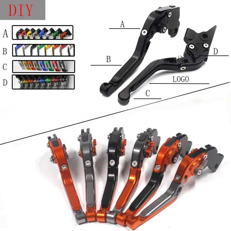 2018 motocicleta CNC ajustable plegable que alarga los frenos de motocicleta palancas de embrague para KTM Duke 125 Duke 200 Duke 390 2018 motocicleta CNC ajustable plegable que alarga los frenos de motocicleta palancas de embrague para KTM Duke 125 Duke 200 Duke 390