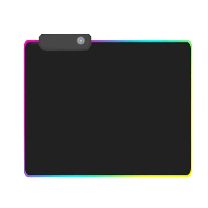 RGB Красочная иллюминированная игровая коврик для мыши и клавиатура колодки PU Нескользящий Резиновый коврик для лучшей игры опыт работы в офисе
