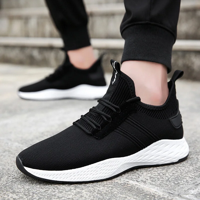 

Mens sports shoes brand superstar casual adult men's tennis spring mesh breathable non-slip red black sneakers