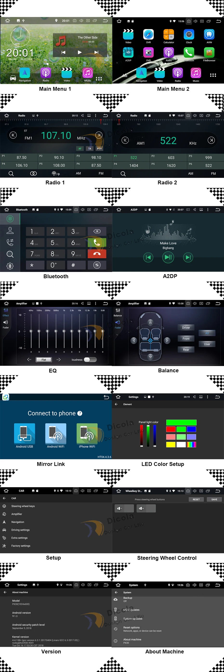 Cheap Android 9.1 Quad Core 2GB Car DVD GPS Navigation Player Car Stereo for Alfa Romeo Spider 2006 Radio headunit Bluetooth WIFI 16