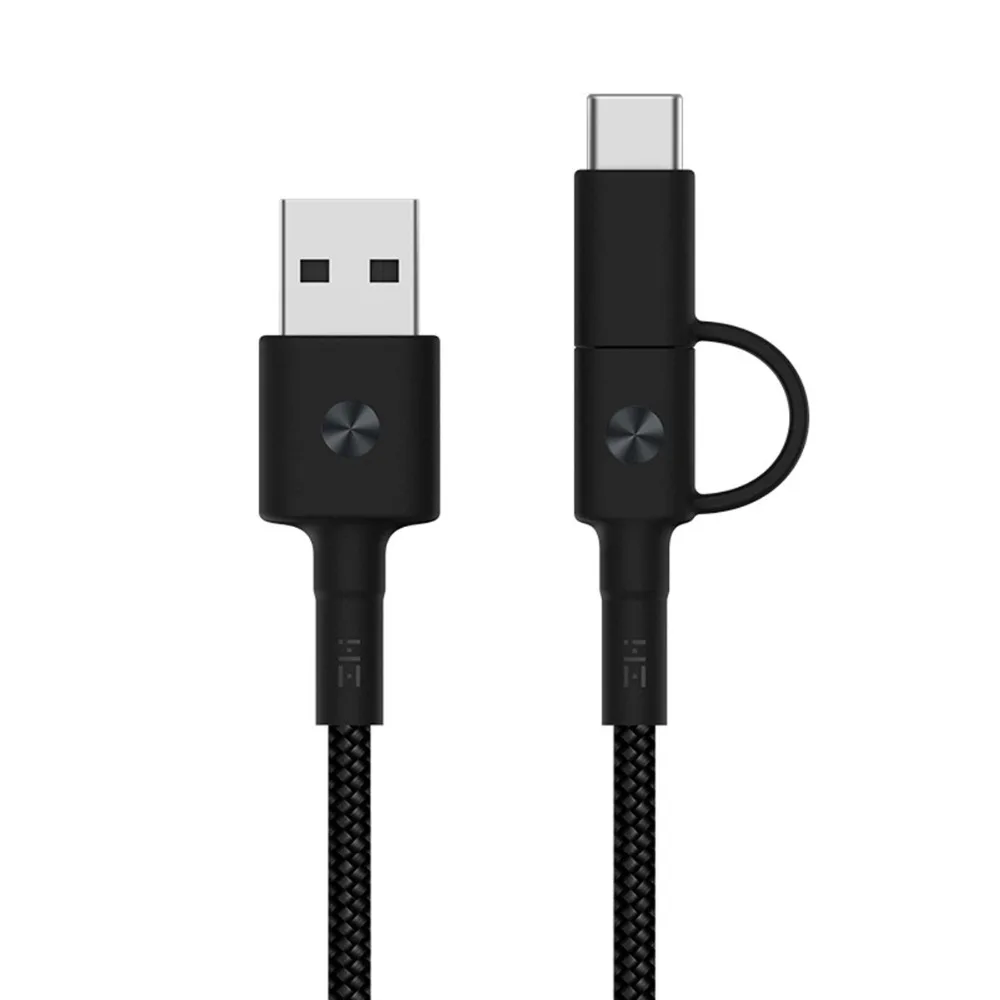 Кабель ZMI AL403 с Micro USB/USB C кабель передачи данных 2 в 1 Micro/ID зарядного устройства м