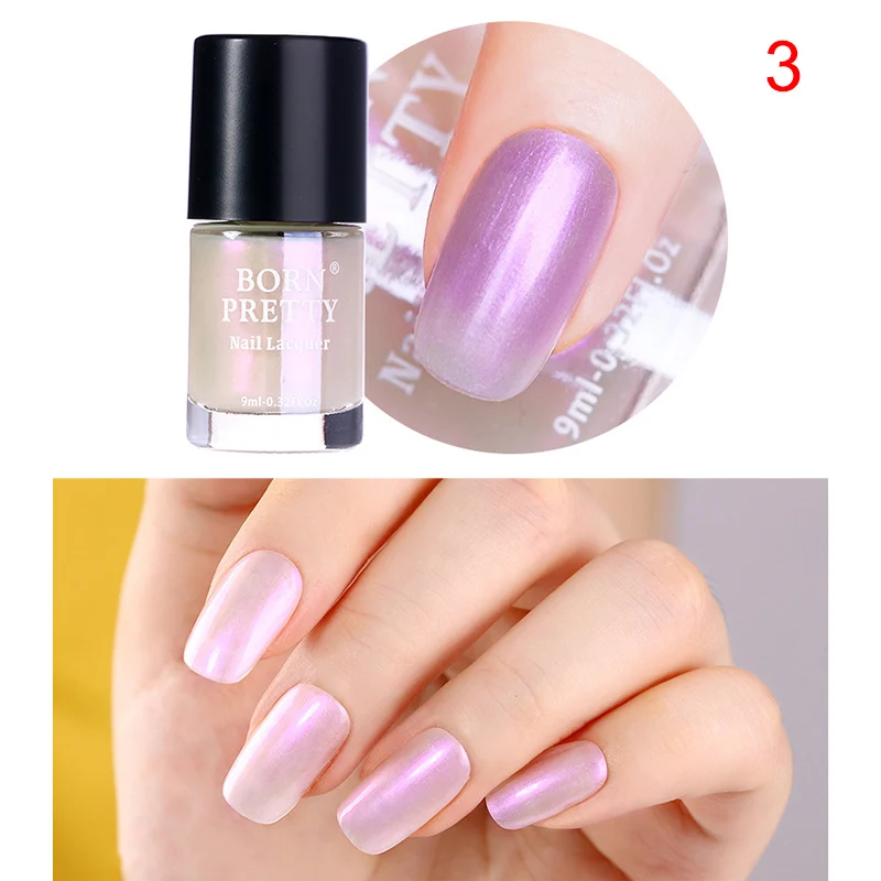 

9ml Nail Polish Holographic Metallic Polish Shiny Sequins Manicure Nail Art Lacquer Varnish JIU55