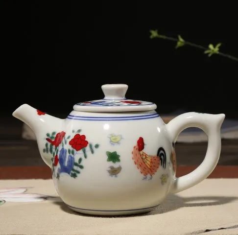 

Xin Sheng manufacturers selling single Chenghua chicken bucket color cylinder cup cup teapot ceramic Kung Fu tea accessories
