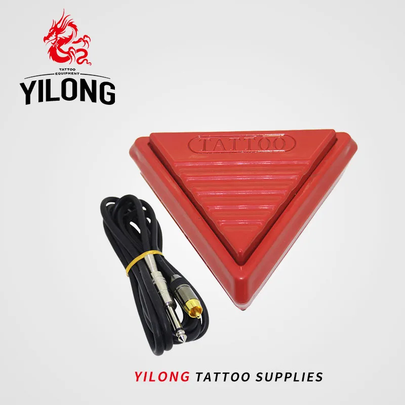 Yilong 1 шт. татуировки педаль Новые 5 цветов свет Вес Foot Switch Педаль для Питание Рождественский подарок
