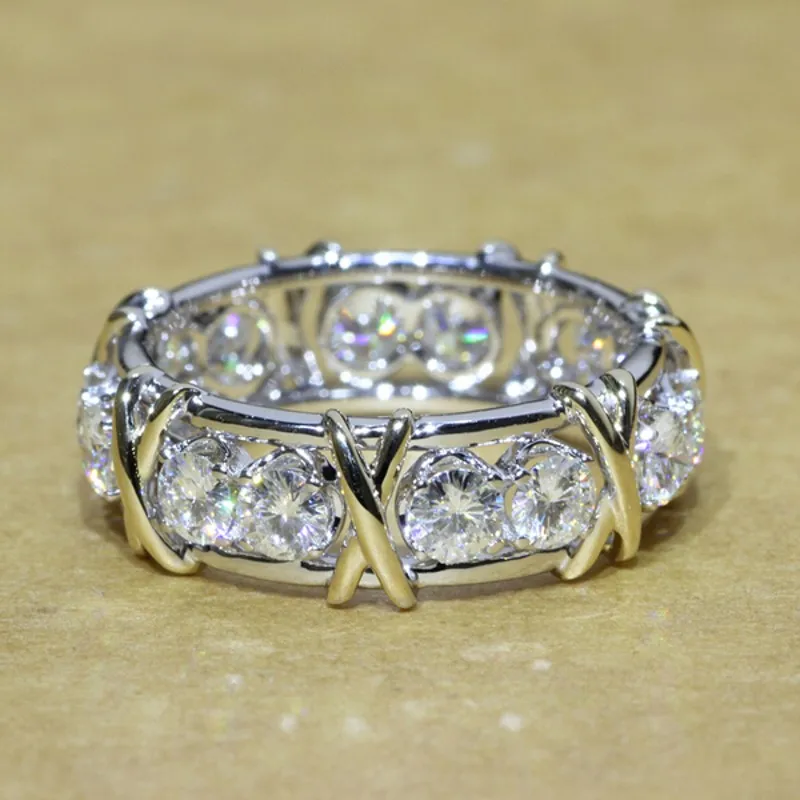 new jewelry round cut 3mm stone 5a zircon birthstone 10kt white yelow gold filled women wedding ring engagement band size 5 11 - Cheap Womens Wedding Rings new jewelry round cut 3mm stone 5a zircon birthstone 10kt white yelow gold filled women wedding ring engagement band size 5 11 - Cheap Womens Wedding Rings