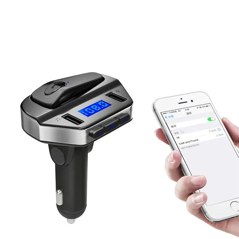 Bluetooth Автомобильный MP3-плеер fm-передатчик с разборки наушники Handsfree USB адаптер быстрого зарядного устройства car Kit