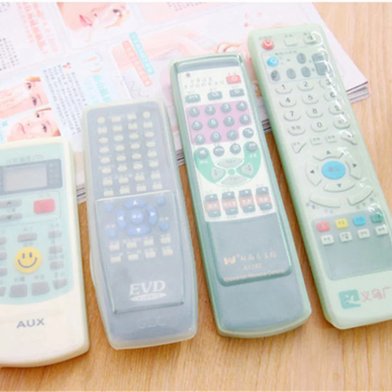 

Silicone TV Remote Control Protective Bag Air Condition Remote Control Case Dust Protective Holder Waterproof Storage Bag 1PC