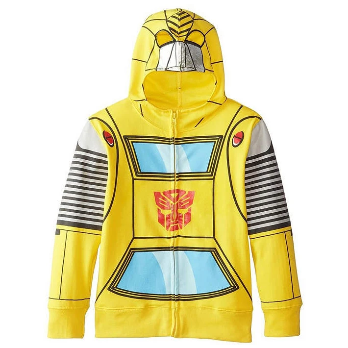 

fadket boys bumble bee sweatshir Children Hoodies Clothing Spring Autumn Jacket Coat Kids Casual Sport Outerwear