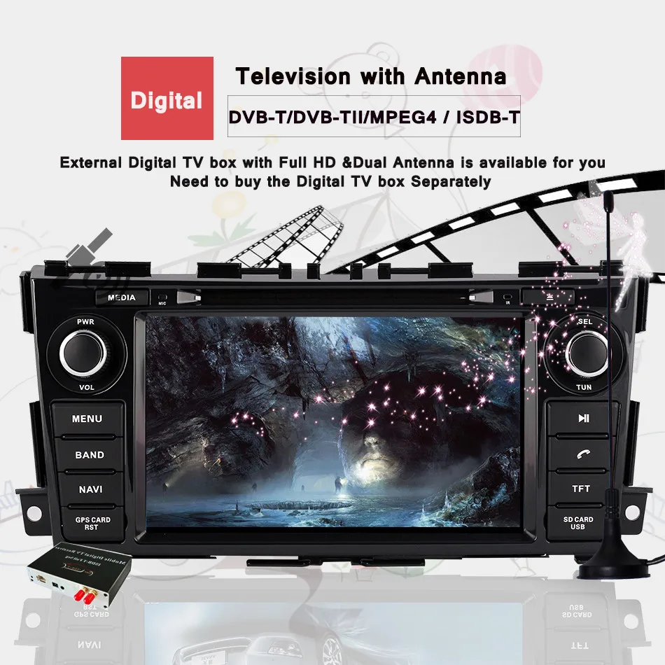 Clearance Android 9.0 Car Dvd Player For NISSAN Teana Altima 2014 2015 2016 2017 Car GPS NAVI Navigation System Radio Stereo DVD BT AUX HD 19