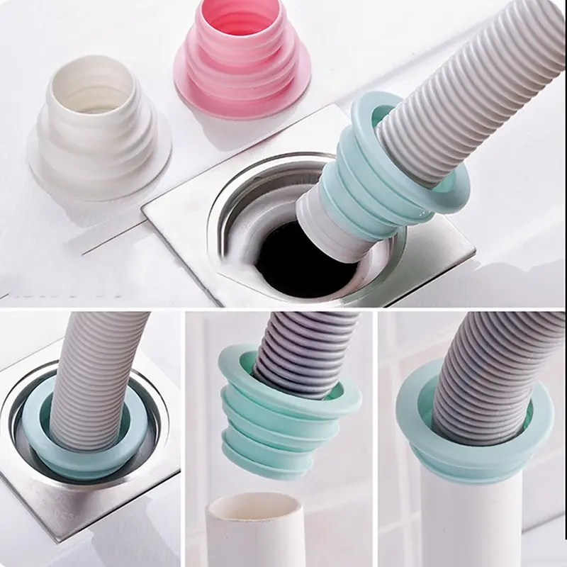 

Urijk 1PC Sewer Pipe Deodorization Ring Washer Deodorant Telescopic Tank Sewer Pest Ring Sealing Plug Control Drain Seal