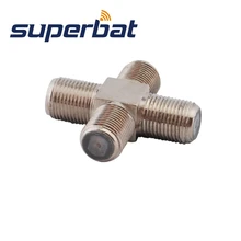 Superbat радиочастотные коаксиальные разъемы F адаптер F Fe, штекер Джек "+" Тип