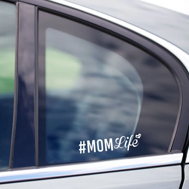 QYPF 15 5 см * 3 8 Мода # Mom Life Love виниловая наклейка на окна автомобиля Наклейка Декор