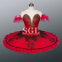 Балетная красная пачка танцевальные сценические костюмы классическая балетная пачка для взрослых для женщин, девушек, детей размер жесткий тюль юбки пачка для продажи AT1145