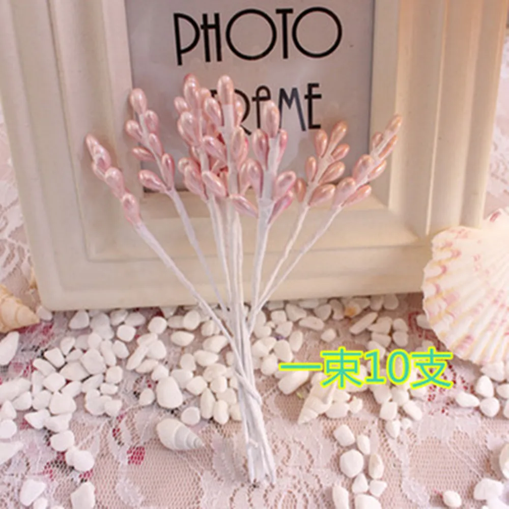 

13 CM 10 DIY simulation wreath berry bouquet material imitation pearls decorative bride hair accessory material accessories