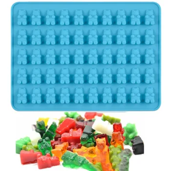 

YIBO DIY Kitchen Mold Silicone Gummy Bear Molds For Chocolate Candy Molds Ice Trays Decorative Kitchen Baking Mould Tool