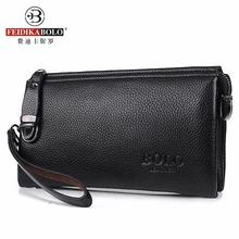 Vintage Célèbre Marque Hommes Portefeuille De Luxe de Longues Hommes D’embrayage Sacs Mâle Monederos Bourse En Cuir Portemonne carteira masculina