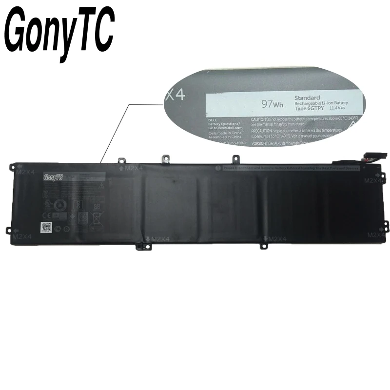 11 1 V 97Wh 6GTPY новый оригинальный ноутбук Батарея для Dell Precision 5510 m4700 XPS 15 9550 9560 9570 5XJ28