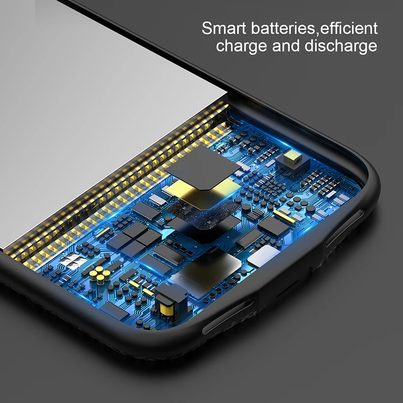 Чехол для зарядного устройства Baseus для iPhone X 10, ультра тонкий внешний аккумулятор, запасная упаковка, чехол для зарядки аккумулятора для iPhone X