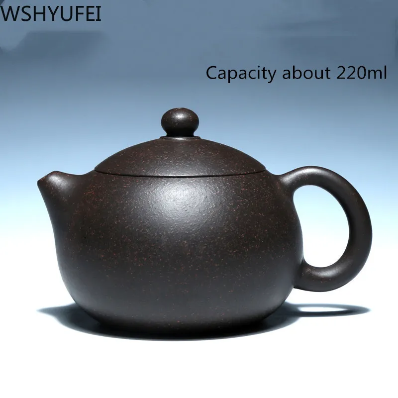 

Yixing lock water teapot 220ml purple sand Xi Shi pot pure handmade kungfu tea set WSHYUFEI