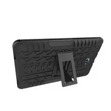 Cubierta a prueba de golpes para samsung tab a6 10.1 (2016) case, híbrido tpu + pu case para samsung galaxy tab a6 10.1 sm-t585 t580n + touch pen