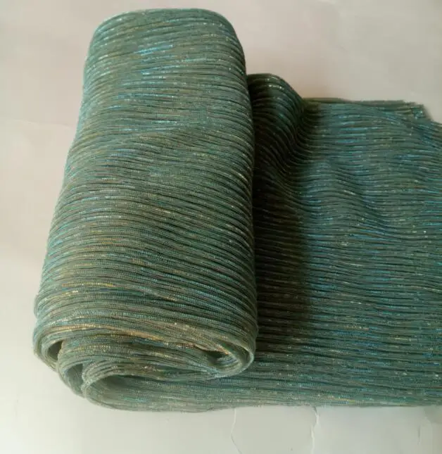 Шиммер дробленая ткань плиссированный материал летняя мода для ткани|Ткань| |