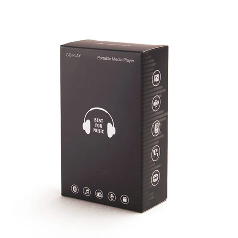 GERUIDA MP4 Player Bluetooth Radio HIFI MP4 8GB Touch Screen Multi-language Scratch-proof Sport MP4 Video Player With Armband