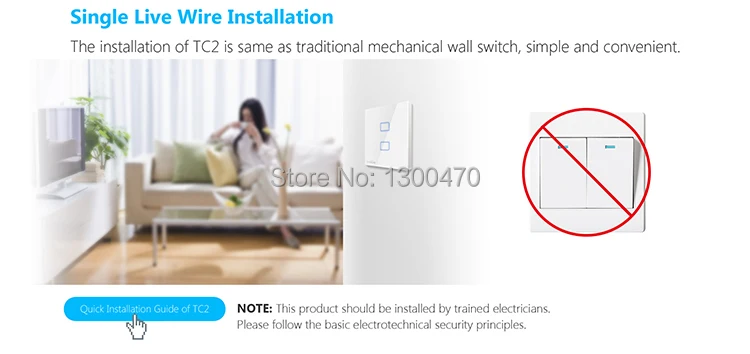 Broadlink TC2 1 Gang,smart home Automation,Phone Remote wireless Wall light Switch,UK Standard,English Version,Crystal Glass-3.jpg
