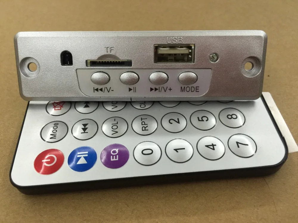 

Remote Control Decoder Maple 5V MP3 Decoding Audio Wireless Bluetooth Radio Module Slot For SD Card USB FM