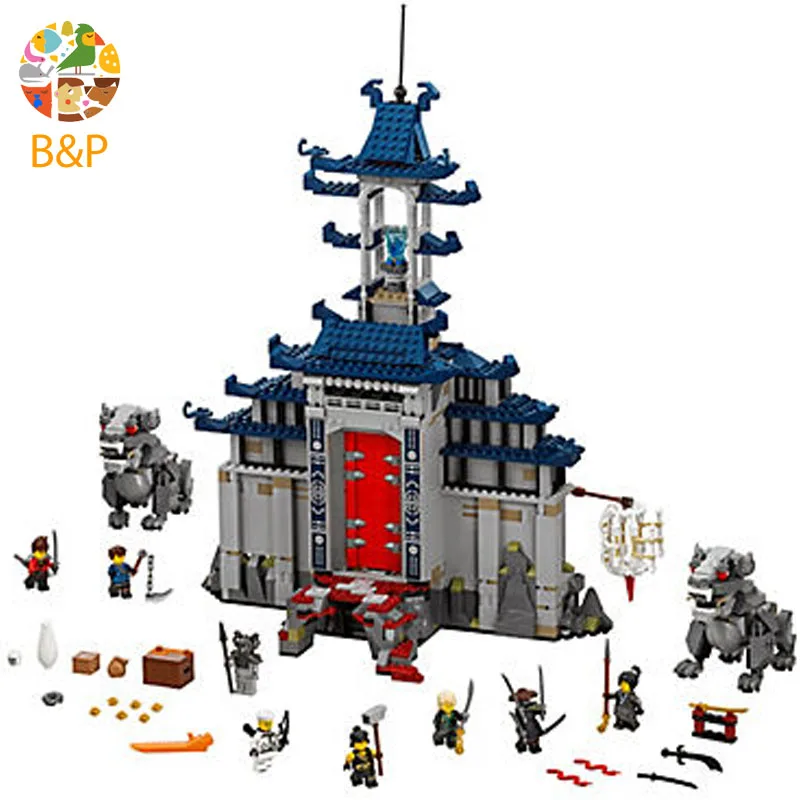 lepin Legoing 70617 1501pcs Ninjago Series Temple of The Ultimate Weapon Building Blocks Brick Toys For Children 06058