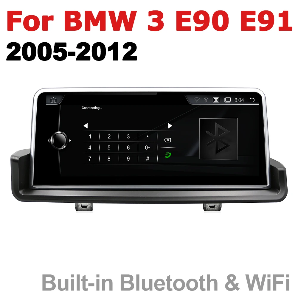 

Car Audio Android 7.0 up GPS Navigation For BMW 3 Series E90 E91 2005~2012 Idrive WiFi 3G 4G Multimedia player Bluetooth 1080P