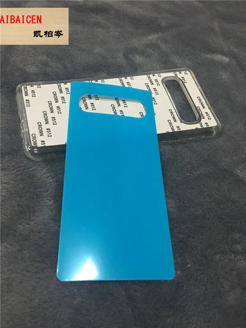

2D Blank Sublimation soft rubber Silicon TPU cover for Samsung S10 S10 Plus S10 Lite with plates soft PET Inserts 10pcs/lot