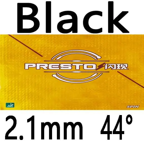 Дружба 729 PRESTO Spin/speed( Новинка, не липкая Резина+ макропористая губка) резиновый пинг-понг для настольного тенниса - Цвет: SPIN Blk 2.1mm H44