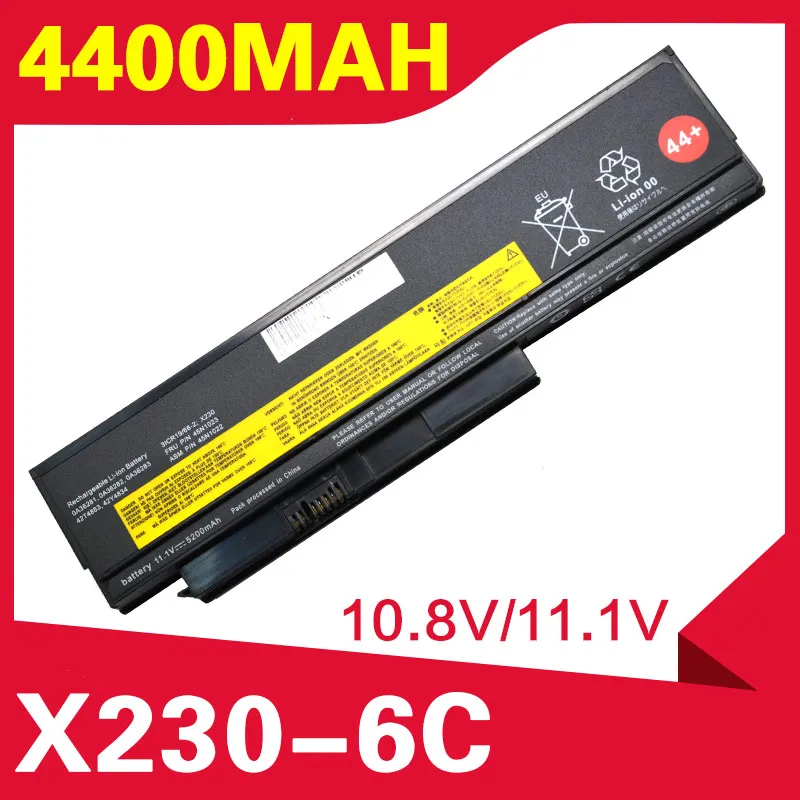 

ApexWay 4400mAh laptop Battery For Lenovo ThinkPad X230 X230i 0A36285 0A36286 42T4877 42T4878