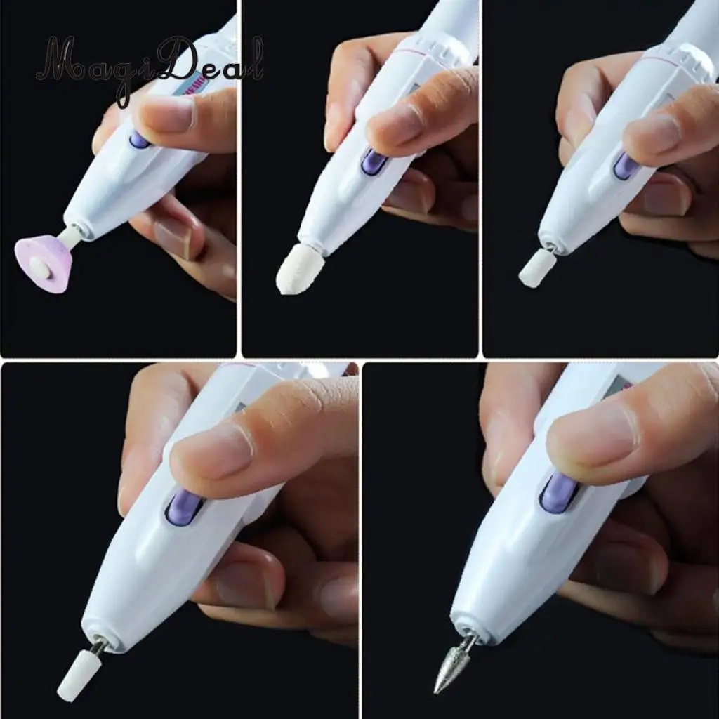 MagiDeal 5 in 1 Mini Electric Grinding Machine Sander Electric Polishing Craft Tools Model for Gundam Model Making