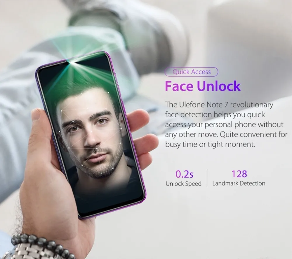 Смартфон Ulefone Note 7, 6,1 дюймов, экран в виде капли воды, 19:9, 1 Гб+ 16 ГБ, четырехъядерный процессор MT6580A, 3500 мАч, мобильный телефон Android GO