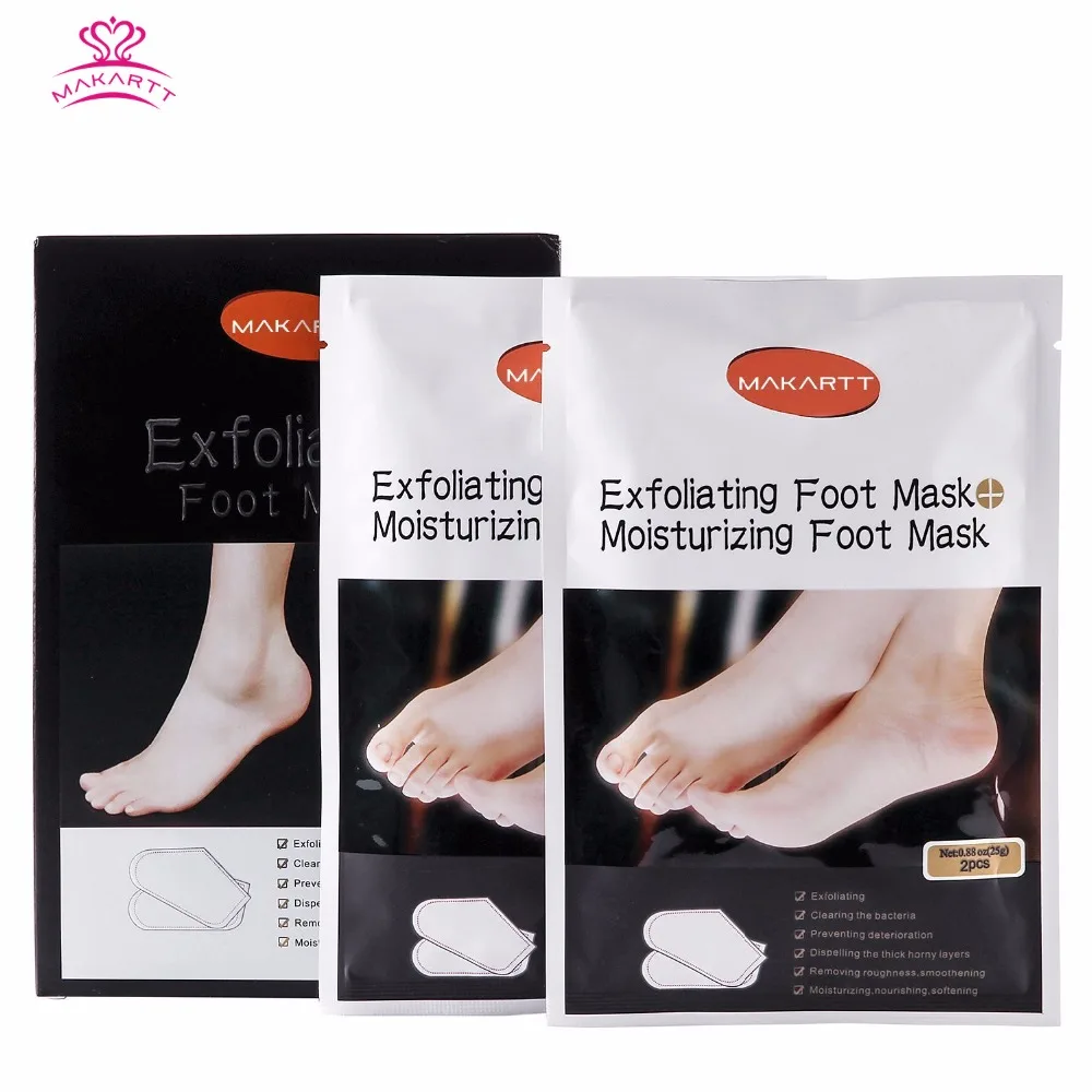 MAKARTT FDA Approved Baby Foot Mask 2 Pairs, Soft Touch Foot Peel Mask