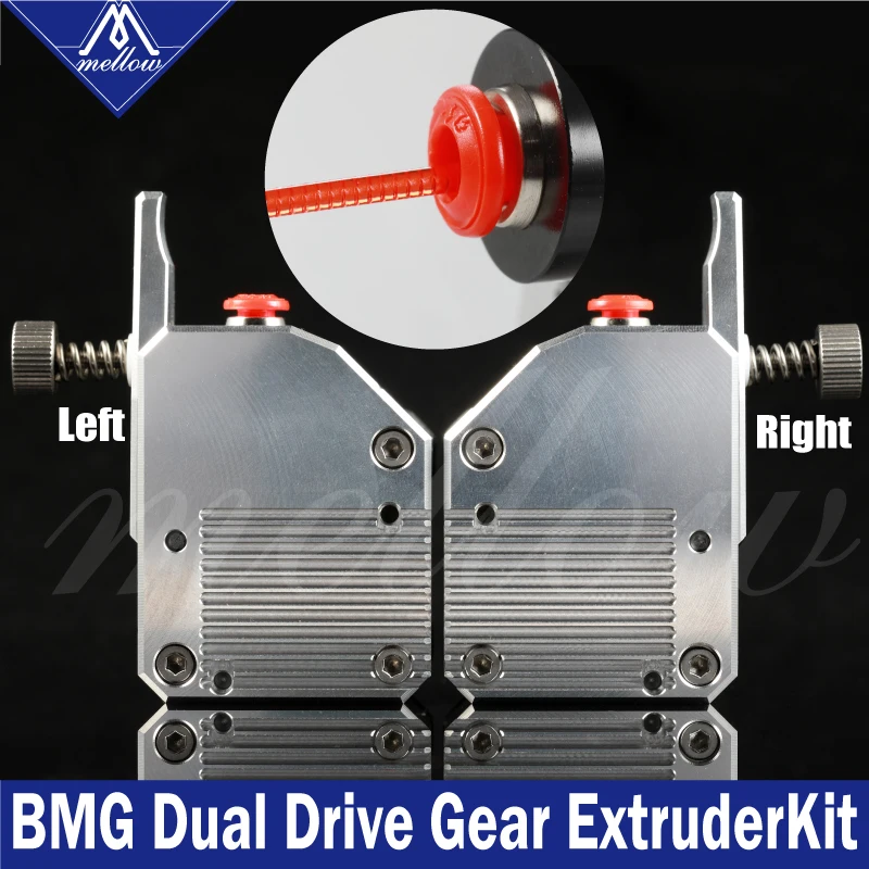 يانع عالية الجودة المزدوج والعتاد جميع المعادن Bmg الطارد بودين المزدوج محرك الطارد ل 3d طابعة Mk8 Cr-10 Prusa I3 mk3 اندر 3