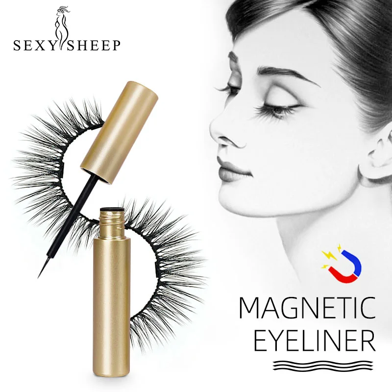 

Magnetic Eyeliner Cream for Magnetic Eyelashes Waterproof EyeLiner Smooth Quick Dry Eye Liner Set Easy To Wear Makeup Cosmetic