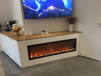 

Free shipping to Saudi Arabia 1600*400*200 mm decor flame electric fireplace with heat