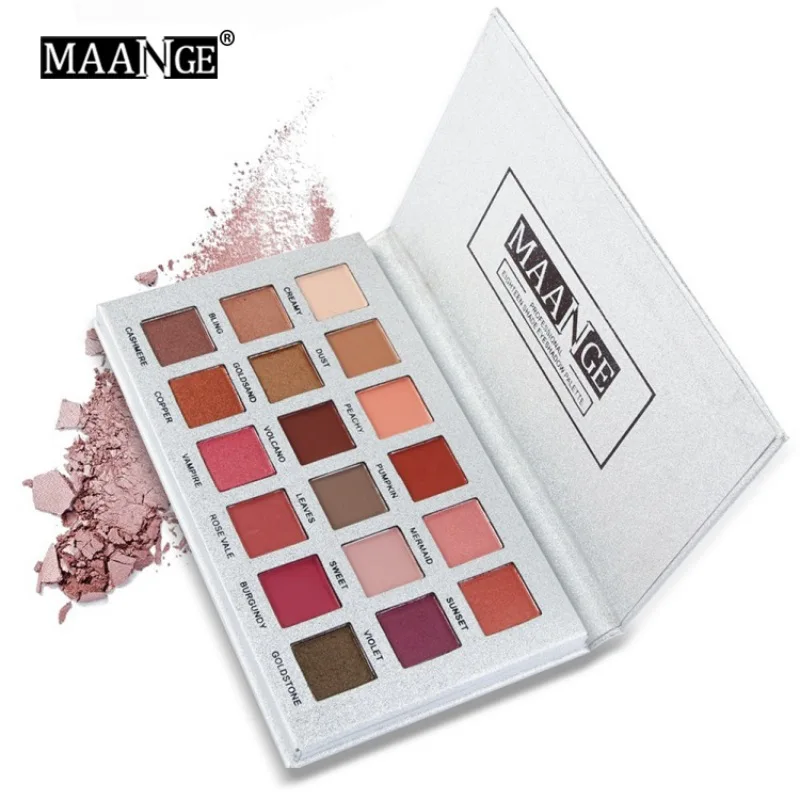 

MAANGE 18/14 Colors Eye Shadow Palette Shimmer Matte Pigment Eyeshadow Beauty Cosmetics Long Lasting Glitter Eye Makeup