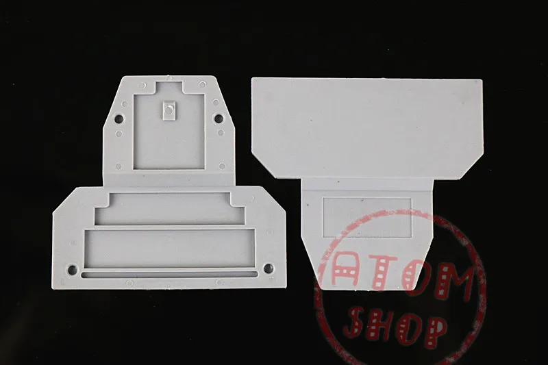 

50PCS D-UKK3/5, UK double terminal UKK3 UKK5 sealing plate baffle plate