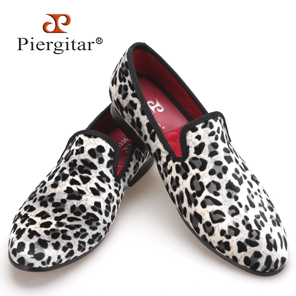 2016 New Fashion Men Leopard cotton Fabric Shoes British Mens Flats Smoking Slippers Men Loafers  Casual Shoes Plus Size 4-17