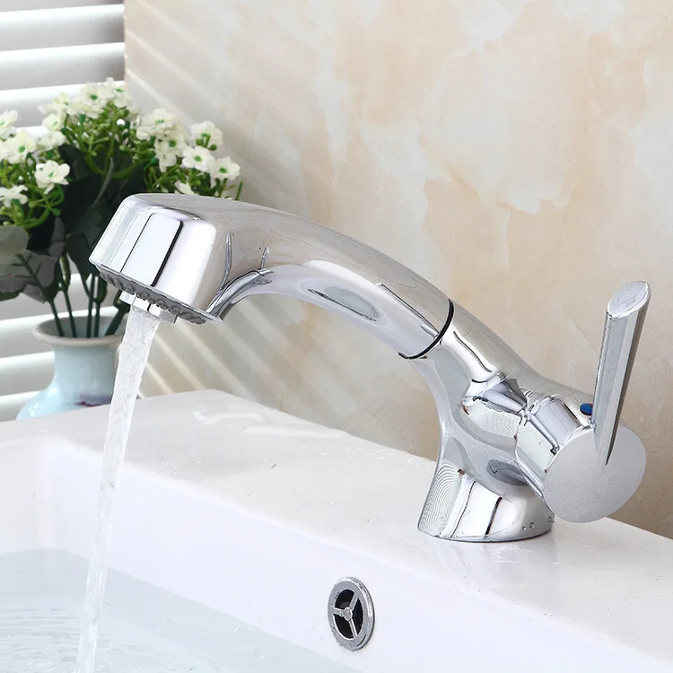 New European Bathroom Basin High end Pull Out The Faucet Sink