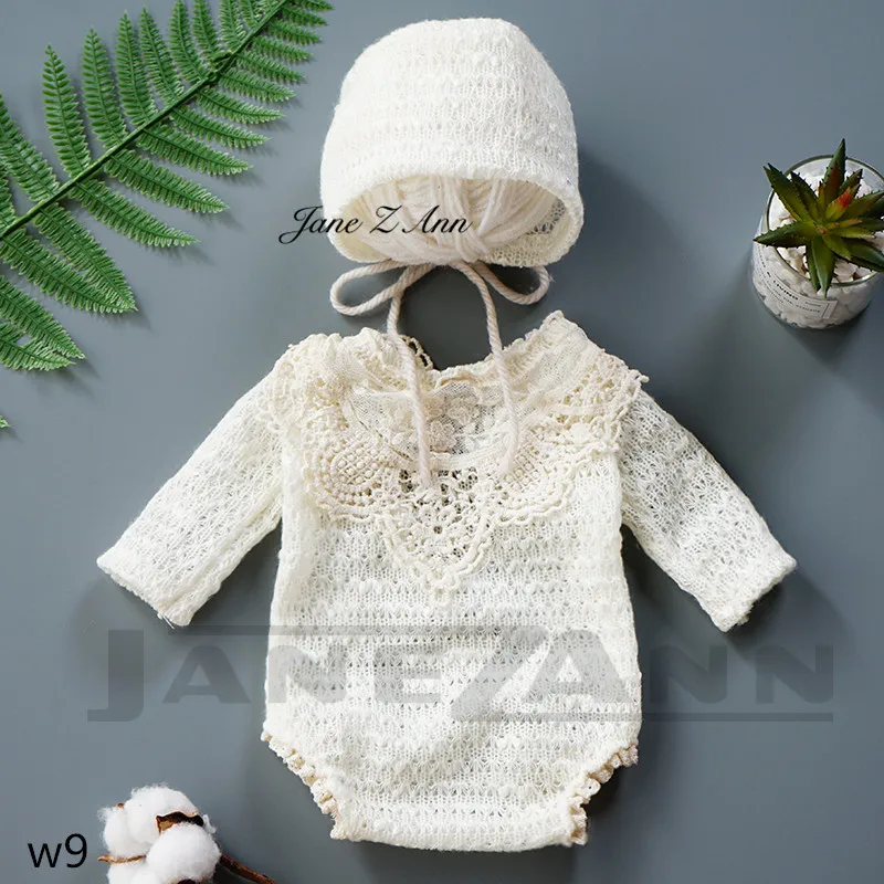 Jane Z Ann/Одежда для фотосъемки новорожденных; кружевные наряды для фотосессии; аксессуары для студии; подарок для ребенка - Цвет: 9