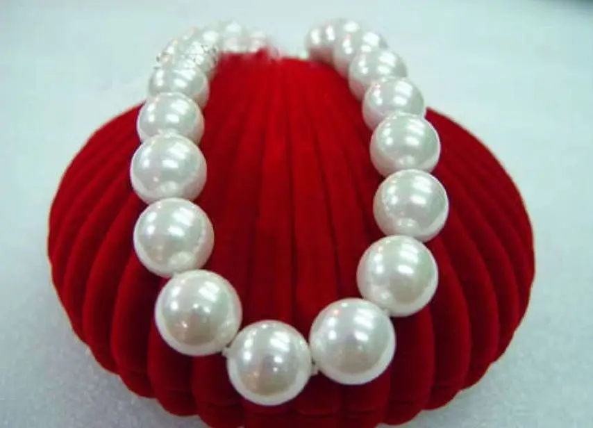 

BIG 16mm AAAA south sea white shell pearl necklace 18" LL001NEW style Fine jewe Noble Natural Natural FREE SHIPPING