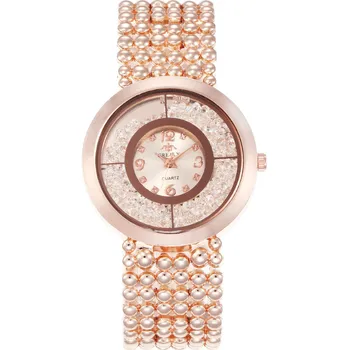 

Quicksand Fashion Set Watch for Women Watch Alloy Bracelet Bracelet