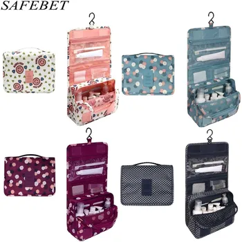 

SAFEBET Brand Travel Waterproof Cosmetic Bags Women Men Travel Beauty Makeup bag Organizer Case Necessaries Make Up Toiletry Bag